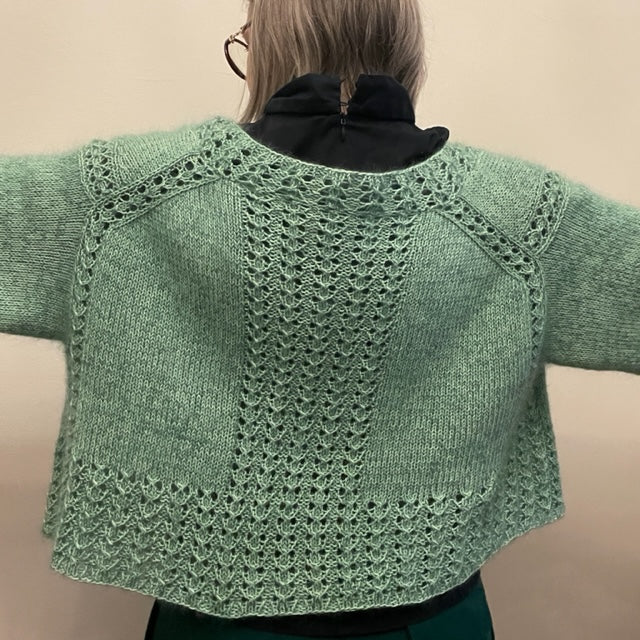 Emma Fassio Cardigan Ai Ferri Maglia Top Down Ai Ferri Tutorial