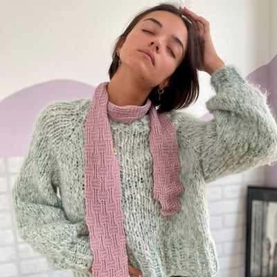 Emma Fassio Sciarpe Di Maglia Schema Maglia Ondina Scarf