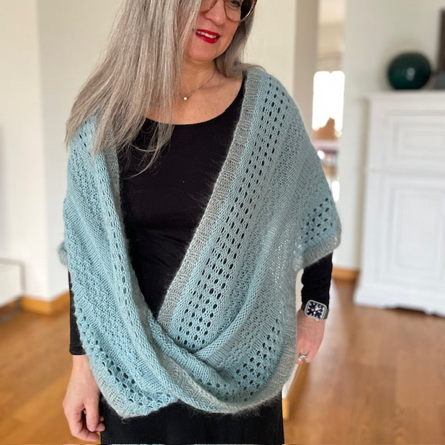 Collo Alto Tutorial Collo A Scialle A Maglia Maglie Collo Fatto Ai