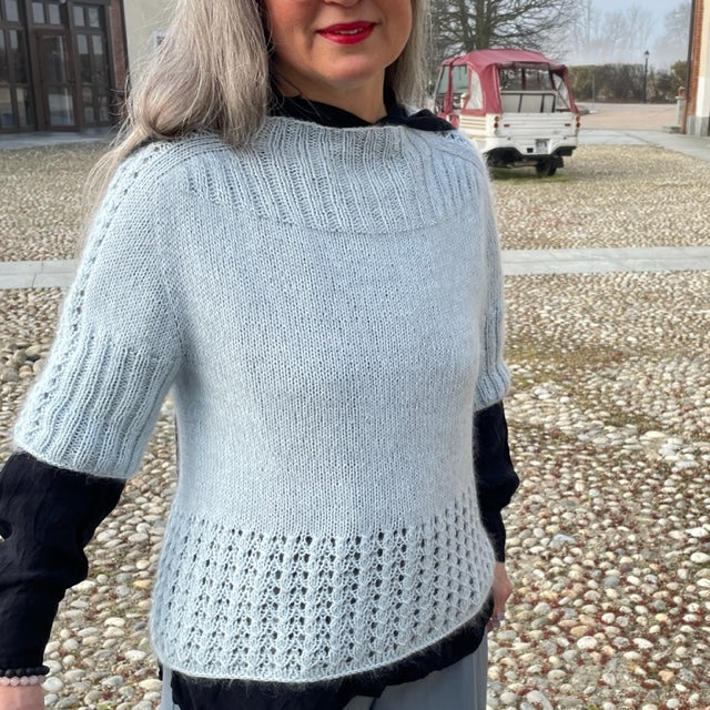 Crochet Top Down Ai Ferri Tutorial Emma Fassio Cardigan Ai Ferri