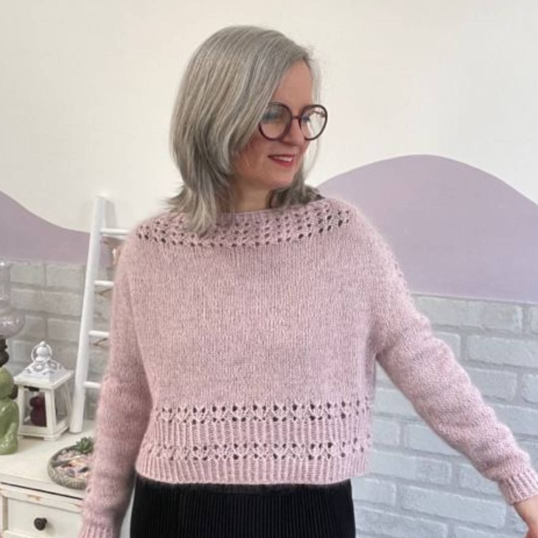 Maglione Top Down Maglioni Fatti A Mano Ai Ferri Maglioni Di Lana