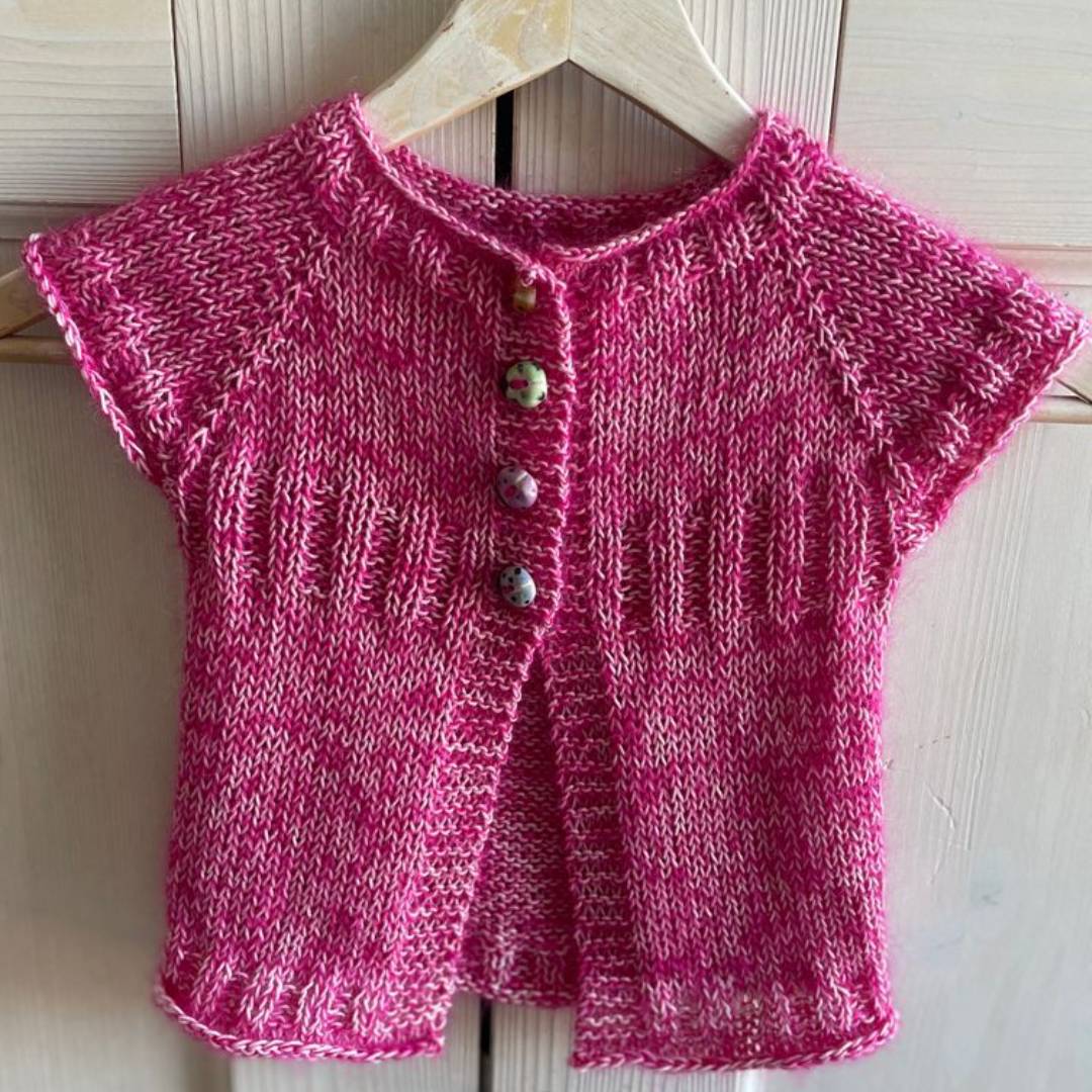 Cardigan da bambina in maglia con lavorazione traforata | tuc tuc Cardigan da bambina in maglia con lavorazione traforata | tuc tuc