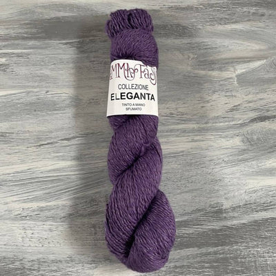 eleganta gomitolo cotone e seta viola