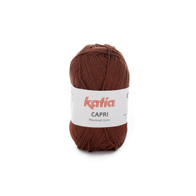 Katia filati cotone Capri marrone rame