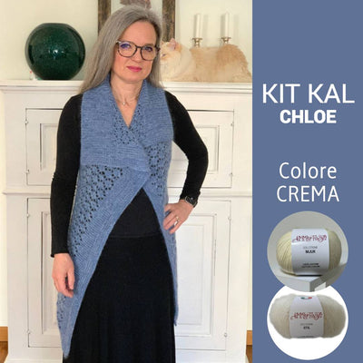 kit cardigan ai ferri chloe crema