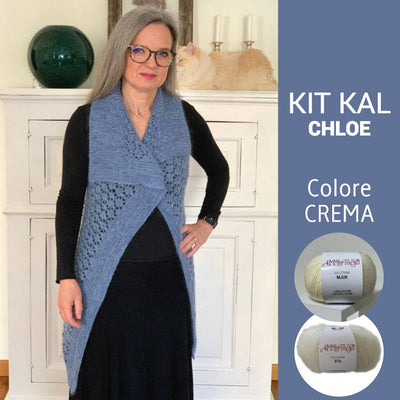 kit cardigan ai ferri chloe crema