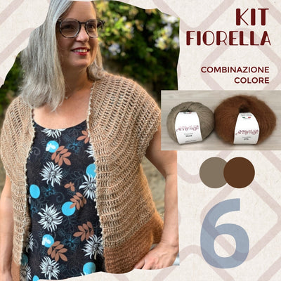 Cardigan all uncinetto di Emma Fassio