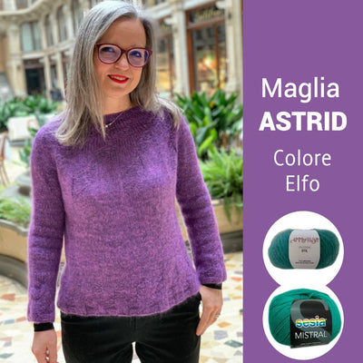 maglia ai ferri emma fassio astrid elfo