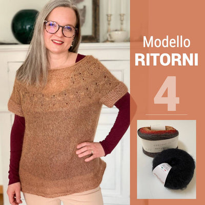 kit maglia ai ferri Ritorni di Emma Fassio colore 4