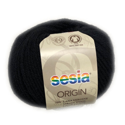 Lana biologica Sesia Origin Nero