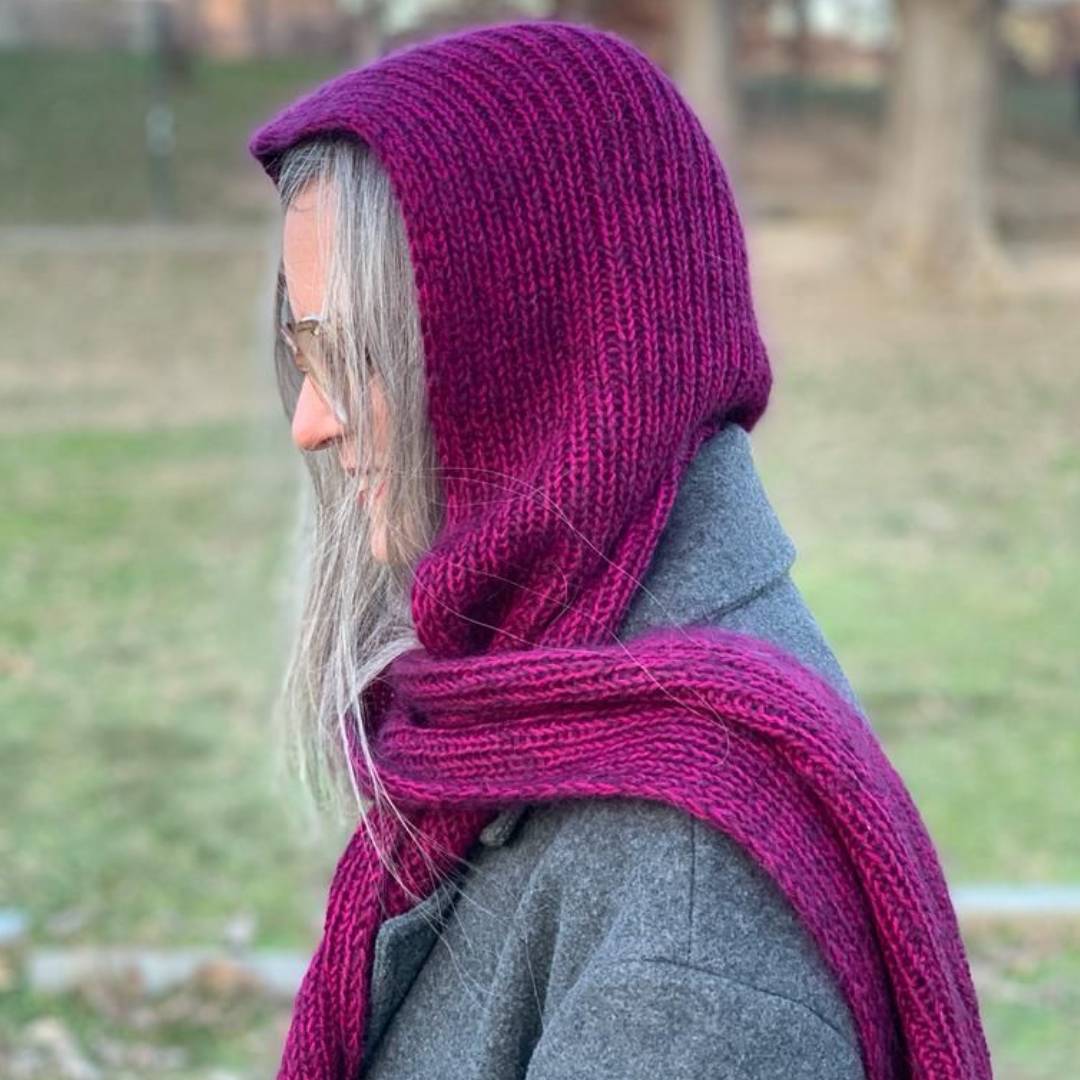 Cappuccio Uncinetto Facile Sciarpa Con Cappuccio Ai Ferri Schema