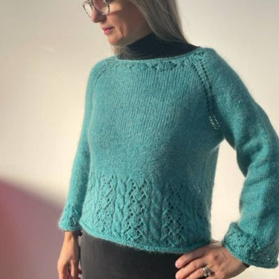 Schema Maglia ai Ferri Galassia Inverno Modello Emma Fassio