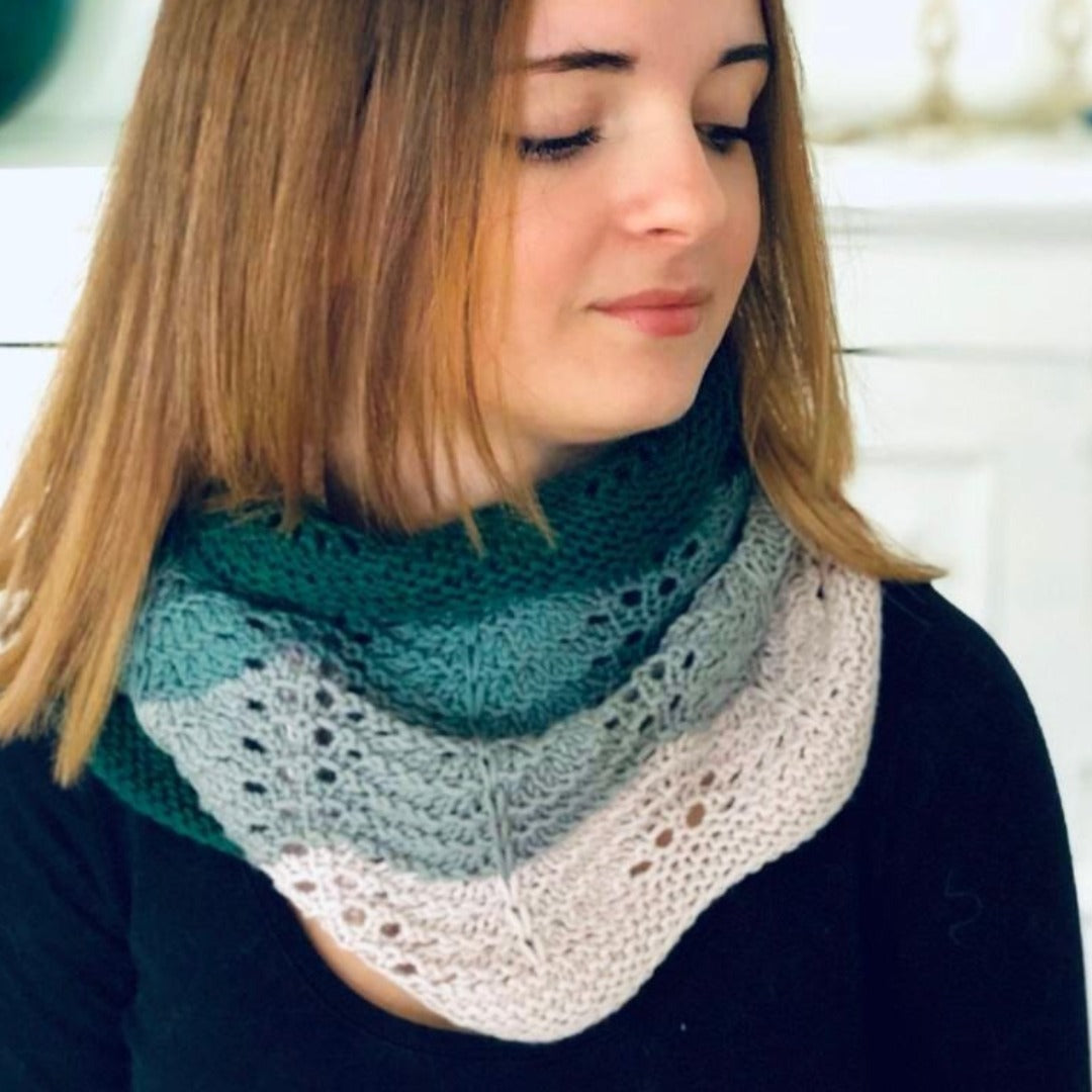 Schema a maglia Scialle LeLe Modello di Emma Fassio